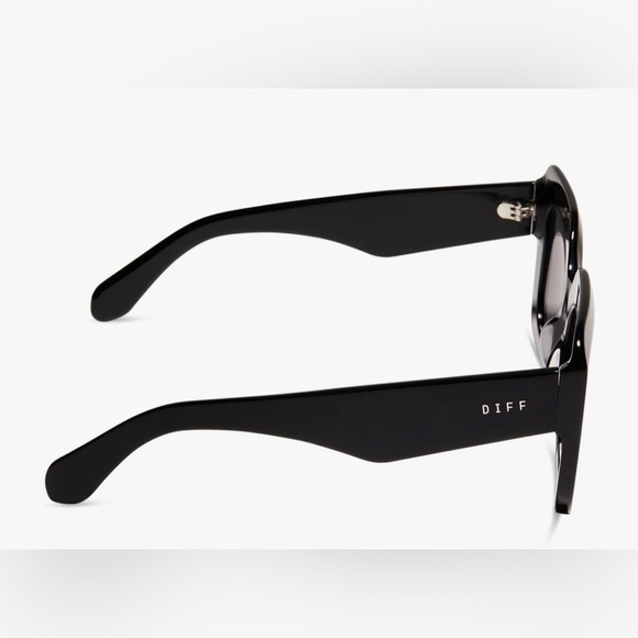 DIFF eyewear black giada oversized Square Sunglasses new with‎ cloth case new - Picture 5 of 5